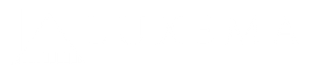 Logo luxema blanc sans fond